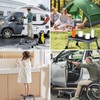 RV Step Stool Foldable 1-Step Ladder Sturdy Metal Stable Step