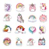 YKKJ Vinyl Sticker Pack of 50 Waterproof Unicorn Graffiti Decal