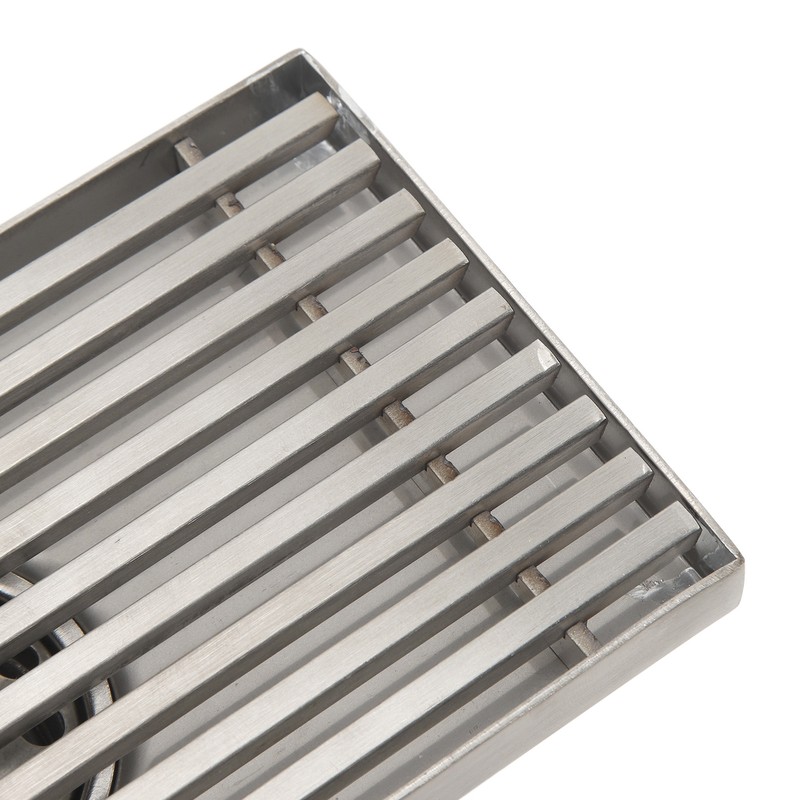 304 Stainless Steel Linear Shower Drain Thickened Lengthened 8 Inch