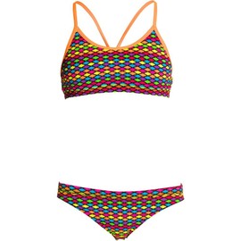 Funkita Girls' Bikini Colour Cubes, multicoloured
