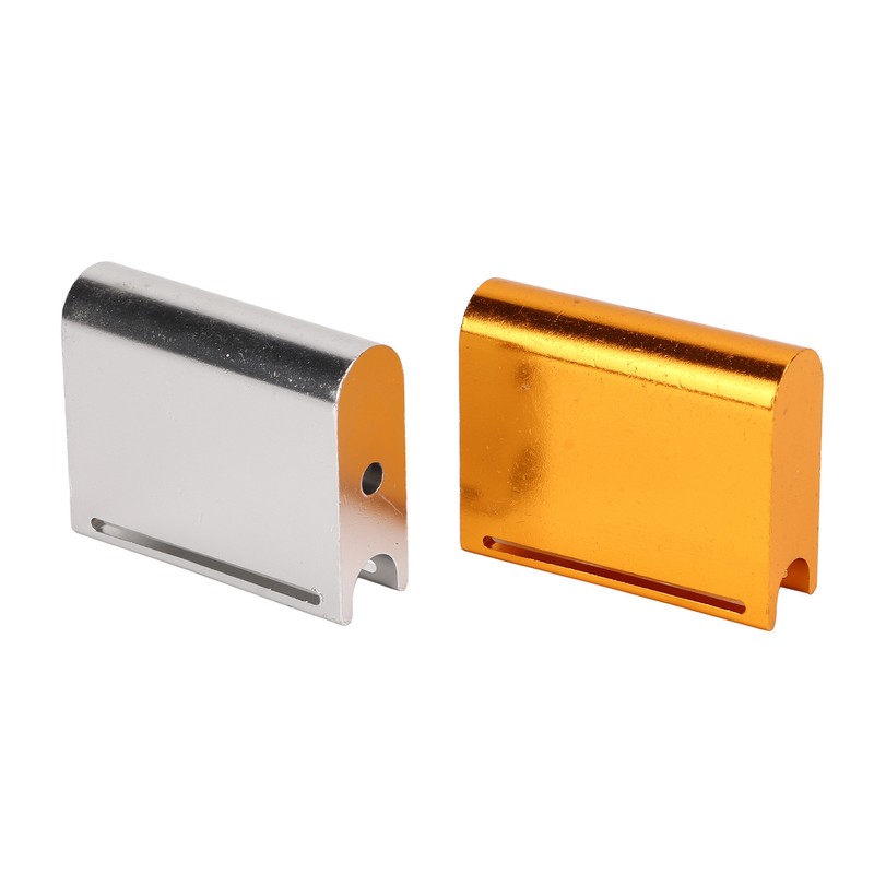 2pcs Leather Edge Slicker Gold Silver Aluminium Alloy Leather Trimming