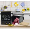 Gdfjiy Kitchen Vegetable Storage Tins Set of 2 for Potatoes,