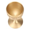 Gold Chalice Retro Embossed Style Thickened Brass Luxurious Elegant Luster