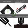 Solar Powered Outdoor Floor Lamp, Stainless Steel Solar Street Lights,