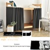 Qubanda Dorm Home Solid Thicken Bunk Blackout Bed Curtains Cloth