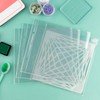 Briartw Cookie Stencil Storage Binder for Storage 6x6 inch Stencils,Die