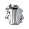 Honkai: Star Rail Lordly Trashcan: Metal Fridge Sticker (Silver Version)