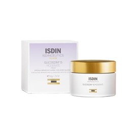 ISDIN Glicoisdin 15 moderate, crema facial con efecto peeling y acido glicolico, hidratacion y elasticidad para tu piel, 50ml