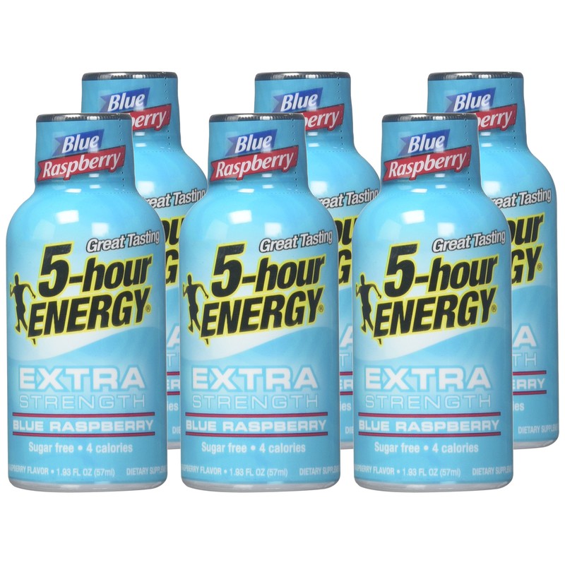 5 Hour Energy Extra Strength Blue Raspberry - Pack of