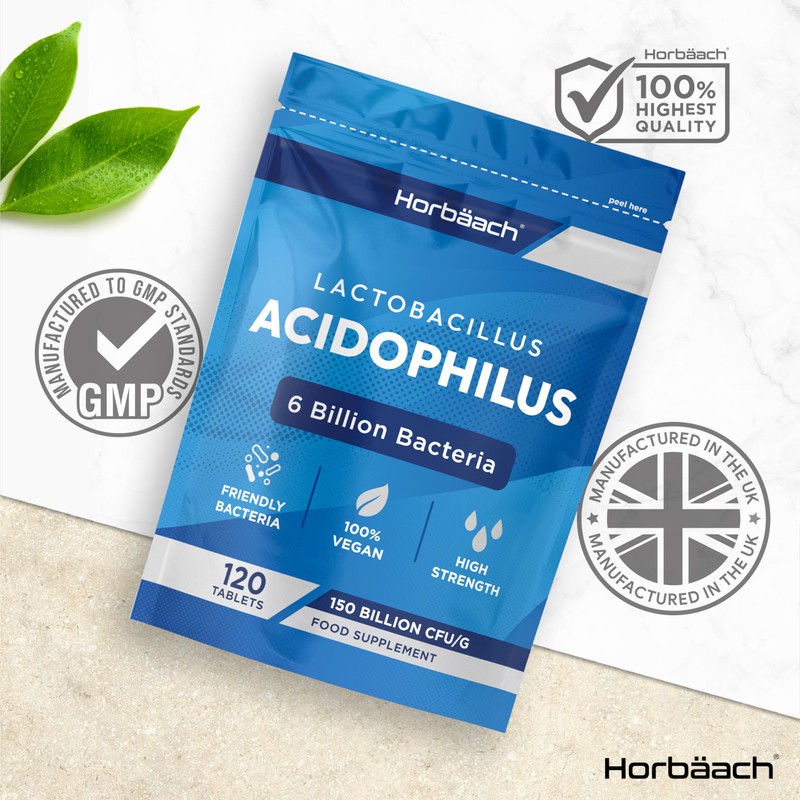 Acidophilus Probiotic Tablets | 6 Billion CFU | Probiotic Supplement