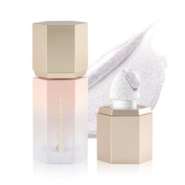 Color Nymph Resaltador líquido con purpurina, resaltador de crema de gel para rostro, ojos y cuerpo, camaleón, brillo brillante, resaltadores de maqui