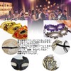 S.fields.inc, Venetian Mask, Set of 4, Masquerade, Masquerade, Halloween, Party,