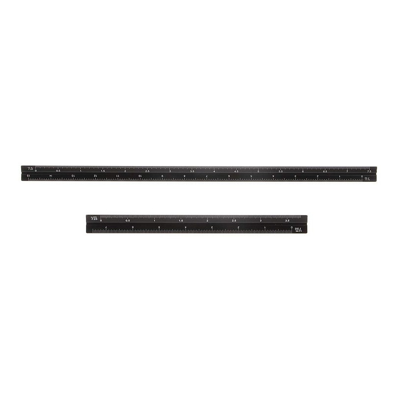 Triple Fabricado en Aluminio con Regla de funciones , 15cm