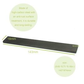 Professional Fret Beveling File - Dual-Grit High-Carbon Steel for Guitar Fret Leveling and Edge Profiling - No Handle Included (2 pcs)