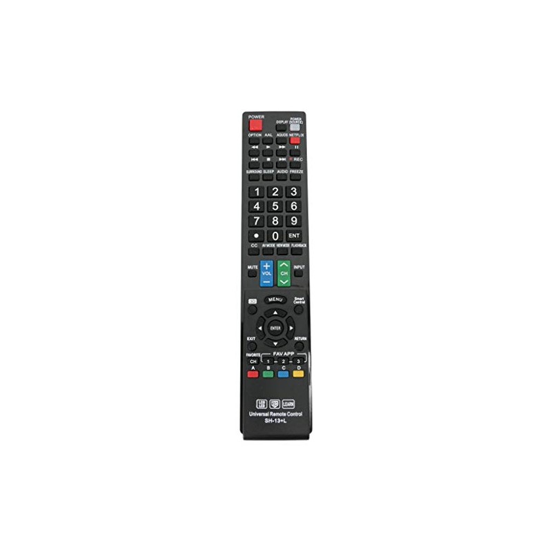 WINFLIKE New SH-13+L Remote Control Replacement fit for Sharp LCD