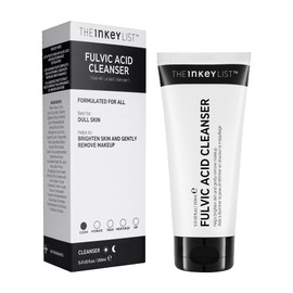 The INKEY List Fulvic Acid Brightening Cleanser to Brighten Skin and Gently Remove Makeup 150ml