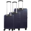 FUL American Dreamliner 3 Piece Set Rolling Luggage, Hardshell Suitcases