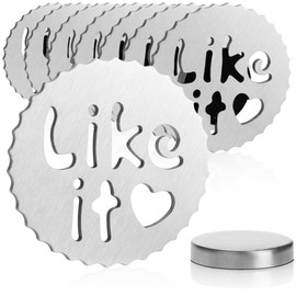 com-four® 8x tablecloth weights - tablecloth weights made of stainless steel - magnetic tablecloth clip - approx. 55 g