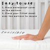 Waterproof Sheet, Bed Sheet Mattress Protector, 200x100cm Perfect for Cots