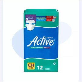 Affective Pañal Adulto Safe Pants Chico 12 Paq/ 10 Pz (total 120 Pz)