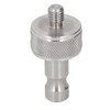 Prism Adapter Knurling Stainless Steel M8 Thread Survey Pole Adapter