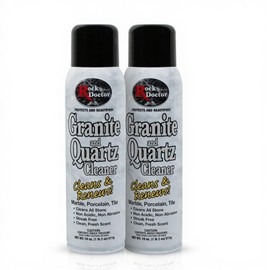 Rock Doctor Granite Cleaner, Cleans& Renews Surfaces, Granite/Marble Countertop Cleaner, Cleaning Spray for Vanity, Table Top, Kitchen Counters, Stone Surfaces 18 Fl Oz Pack of 2