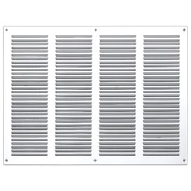 Steinberg14 White Vent Cover 14x10 (Duct Opening) with Mesh - Wall and Ceiling Ventilation Register - HVAC Cold Air Return Grille - 15.75"W x 11.81"H Outer Dimensions