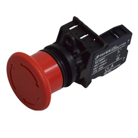 Emergency Stop Button AC 690V 10A Red Sign Plastic Shell Button Mushroom Head Emergency Rotation Button Switches