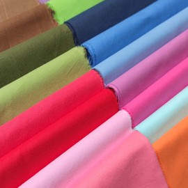 Qililandiy 17 pcs 18" x 22"（46 * 56cm）Cotton Fat Quarter Bundle Assorted Colors Fabric Bundle Quilting Fabric for Sewing and DIY Crafting