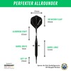 Champify® 18 g brass soft darts set "Nighthawk" with plastic