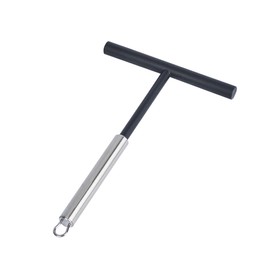 Crepe Batter Spreader 6 Pack of 7.7 Inches Black Nylon High Heat Kitchen Tool Cooking Utensil Ergonomic Handle Dishwasher Safe Built-in Hook