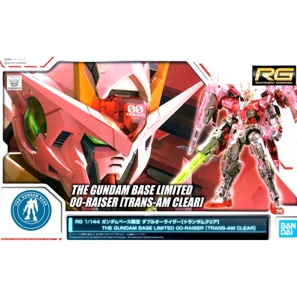 RG 1/144 Gundam Base Limited Double Raiser [Trans Am Clear]