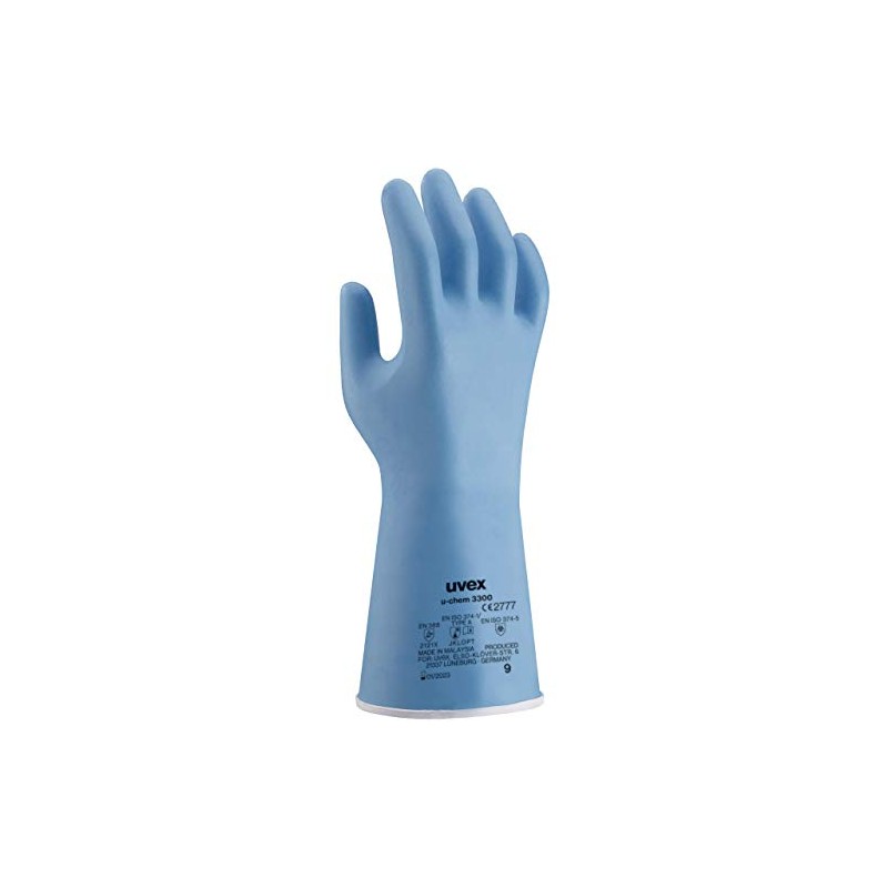 Uvex U-Chem 3300 Chemical Protection Gloves - 1 Pair Nitrile