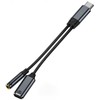 2 in 1 Type-C Earphone Converter Adapter, Supports High Resolution