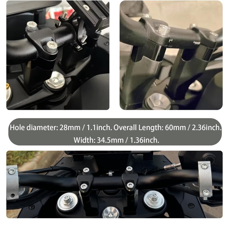 CFMOTO 450MT / 800MT / IBEX 800 Handlebar Riser Clamp,