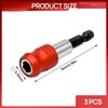 3 pcs magenetic drill bit holders Rugged Steel Impact Resistant