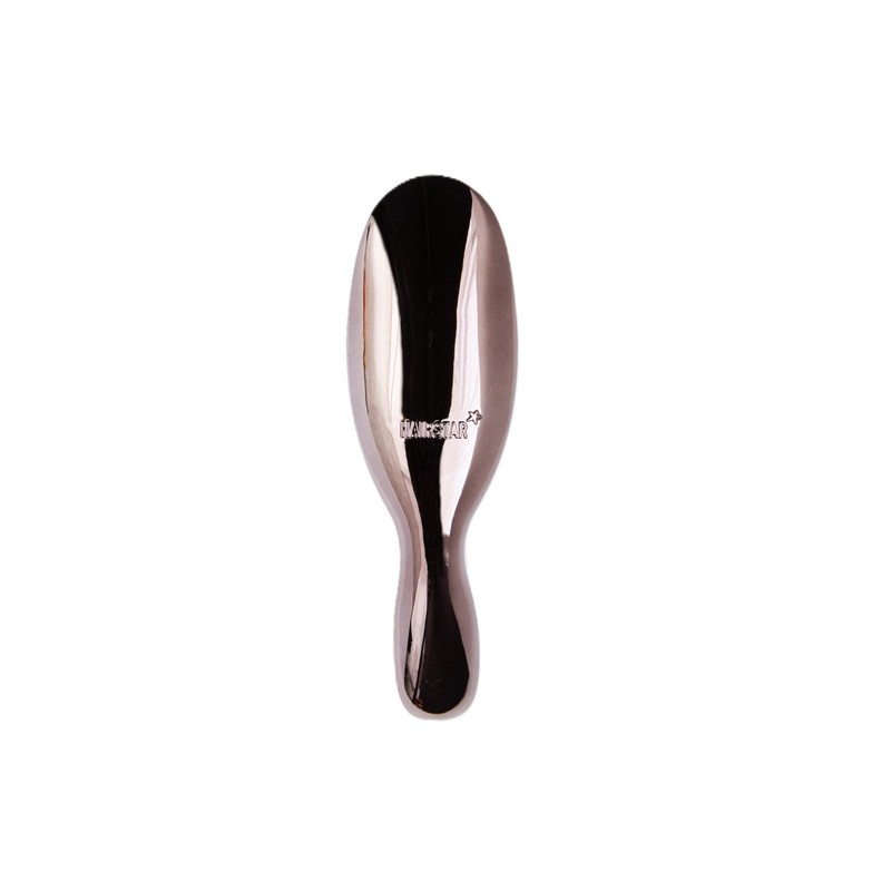 HAIRSTAR Ion Star Brush Hair Brush Negative Ion (Chrome Black)