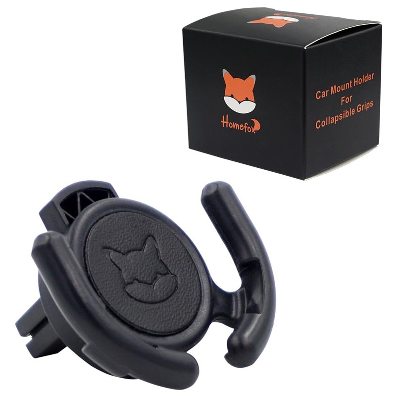 HOMEFOX 2 Pack Holder Car Mount Compatible for Popsocket Collapsible