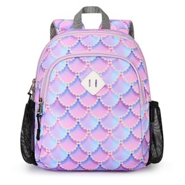 STEAMEDBUN Toddler Backpack for Girls 2-4: Mermaid Backpack for Girls - Preschool Kindergarten Backpack - Mini Backpack for Kids 4-6