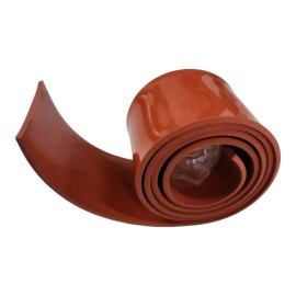 ALL ABOUT RUBBER SILICONE RUBBER STRIP  1/32 X 5"X 10 FT  LONG FREE SHIPPING