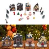 Lighted Christmas Village Sets with Figures Resin 80mah Exquisite Christmas