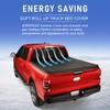 JDMSPEED Soft Roll Up Truck Bed Tonneau Cover Compatible with