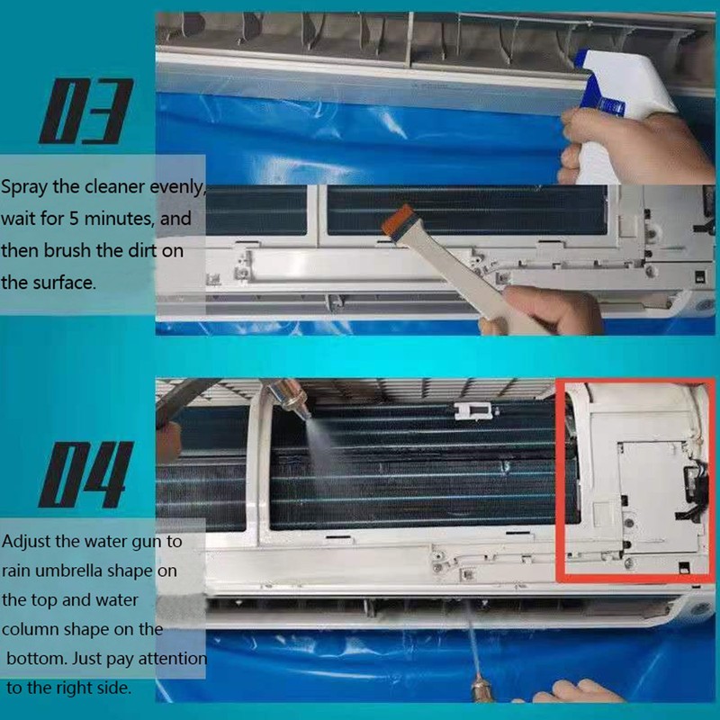 Waterproof Split Air Conditioner Cleaning Kits Split Air Conditioning Cleaning
