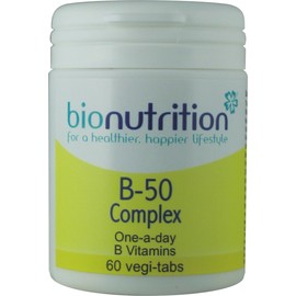 Bio Nutrition B-50 Complex : One-A-Day : Women's health vitamins : 60 vegi-tabs