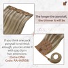 Runature Ponytail Real Hair Blonde Highlight, 30cm, Natural Clip-In Extensions,