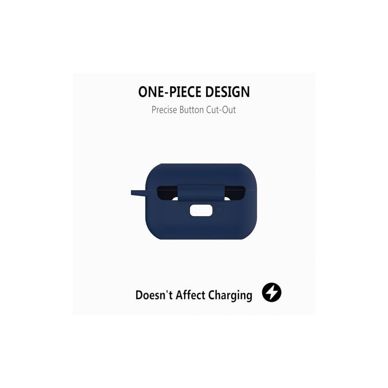 Geiomoo Silicone Case for TOZO NC9 2024, Protective Cover with