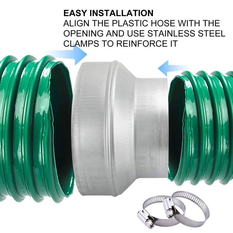 Duct Reducter 10 to 8 Air Ducting Reducer Increaser Air