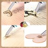 Wood Burning Alphabet Letters Set,WADY Professional Soldering Iron Stamps for