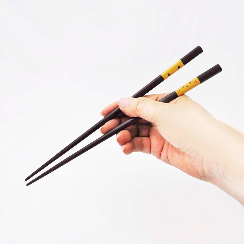 Ishida 60206-8 Miyao Brown Chopsticks and Chopsticks Rest Gift Set