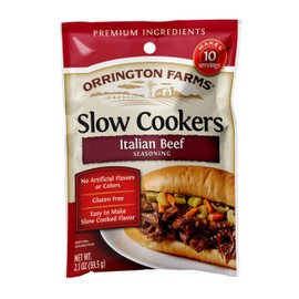 Orrington Farms Beef Slow Cooker Mix, Italian, 2.1 Ounce (Pack of 12)